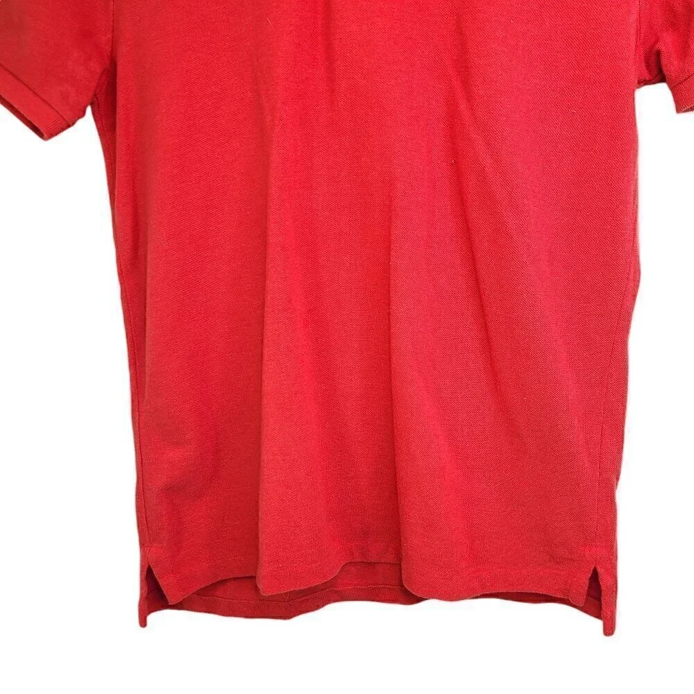 POLO Ralph Lauren Washed Red Polo Shirt Custom Slim Fit